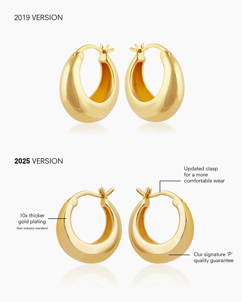 Hailey Gold Hoops
