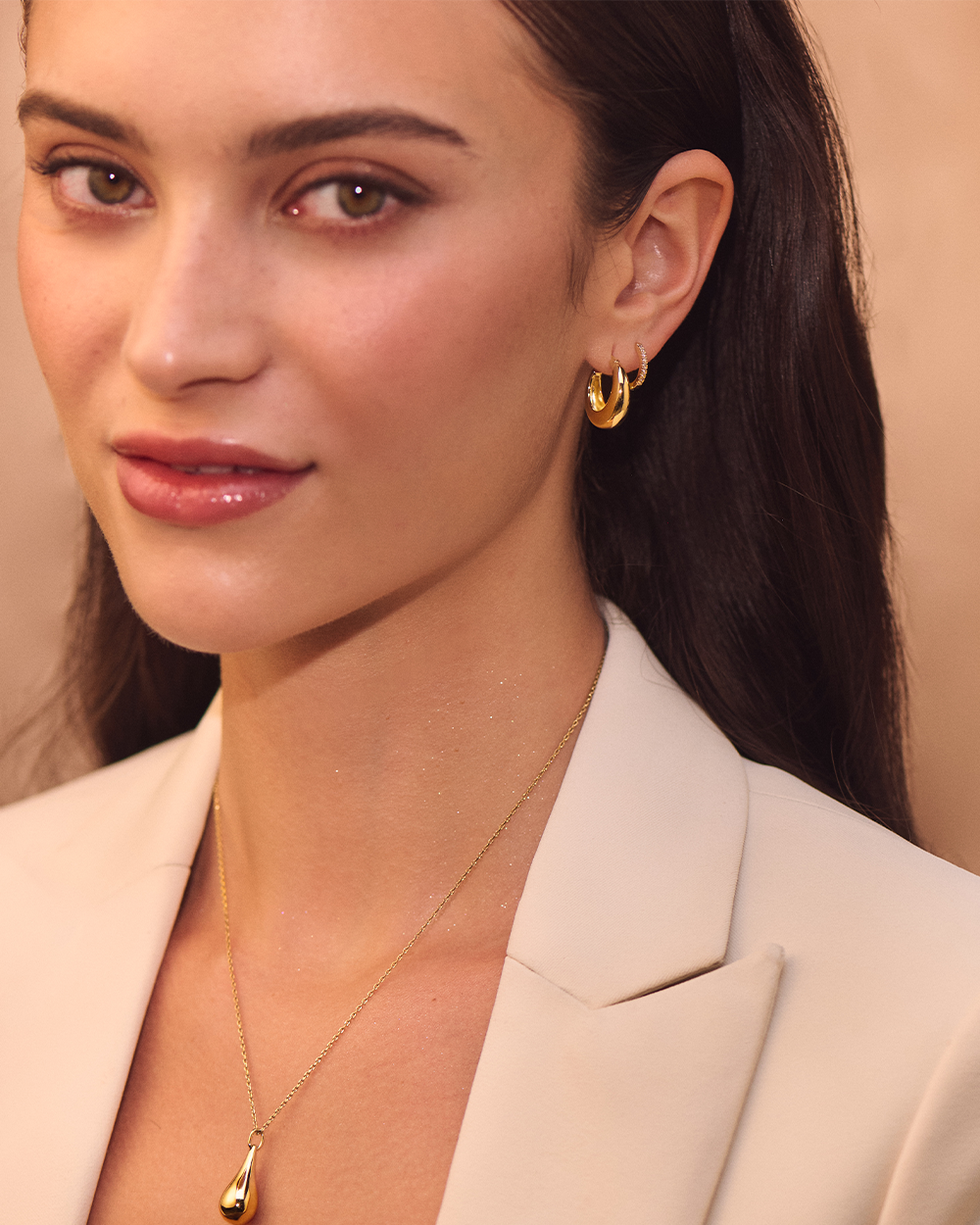 Hailey Gold Hoops